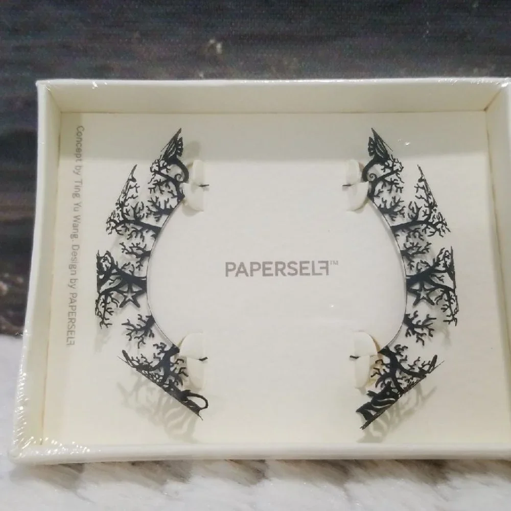 New $29 Paperself Under The Sea False Eye Lashes Eyelashes Black Mermaid Sephora